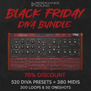 exclusive black friday bundle for u-he diva synthesizer