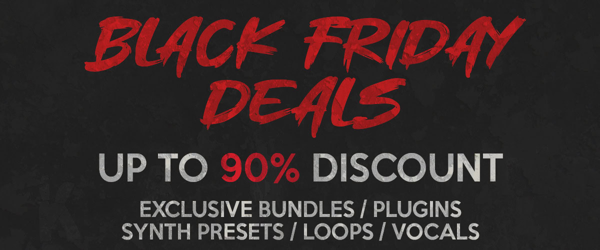 save big on techno loops vocal samples and synth patches during black friday 2024